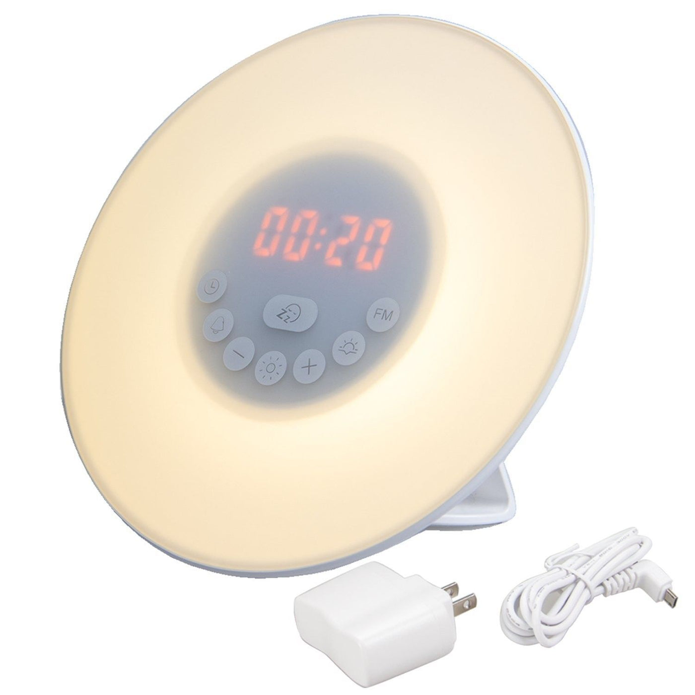 Sunrise Wake-up Light Clock Alarm Clock Wake-up Light Simulation Sunlight Wake-up Light LED Small Night Lamp Bedside Lamp
