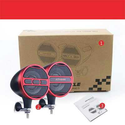 Motorcycle Bluetooth Audio Subwoofer Waterproof