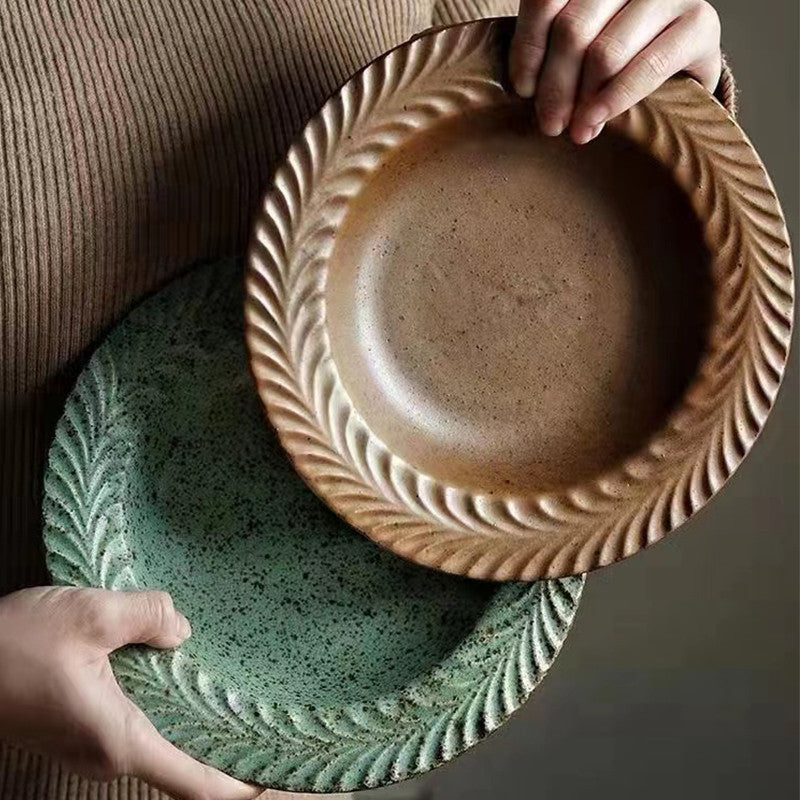 New Hot Selling Stoneware Nordic Creative Western Plate