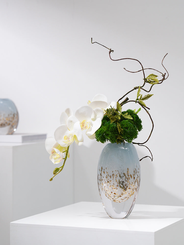Modern Colored Glaze Vase High-end Hydroponic Flower Art Flower Vase