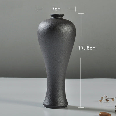 Ceramic vase and flower ware