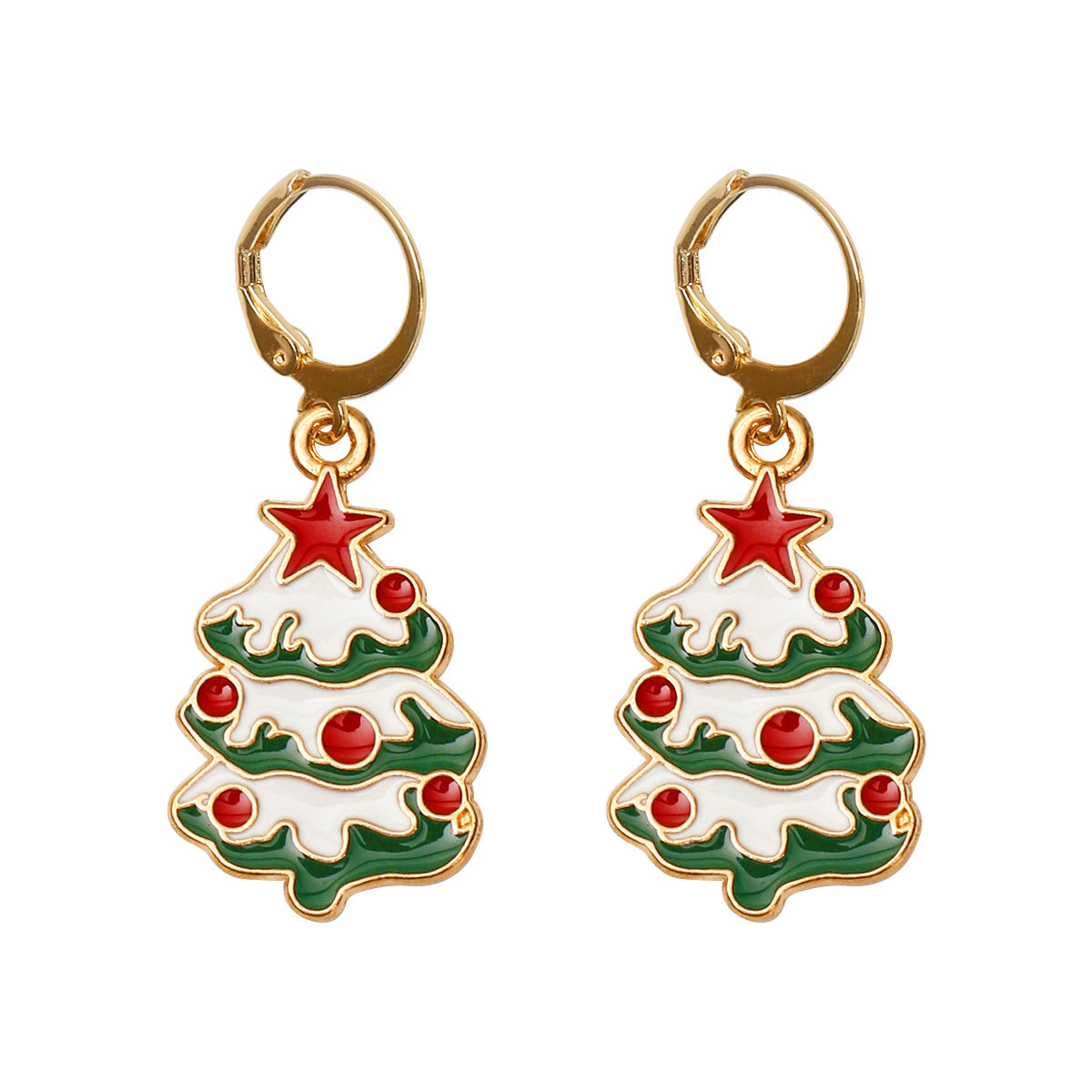 New Tree Earrings For Christmas