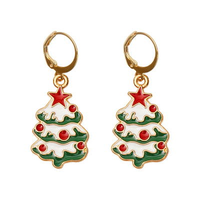 New Tree Earrings For Christmas