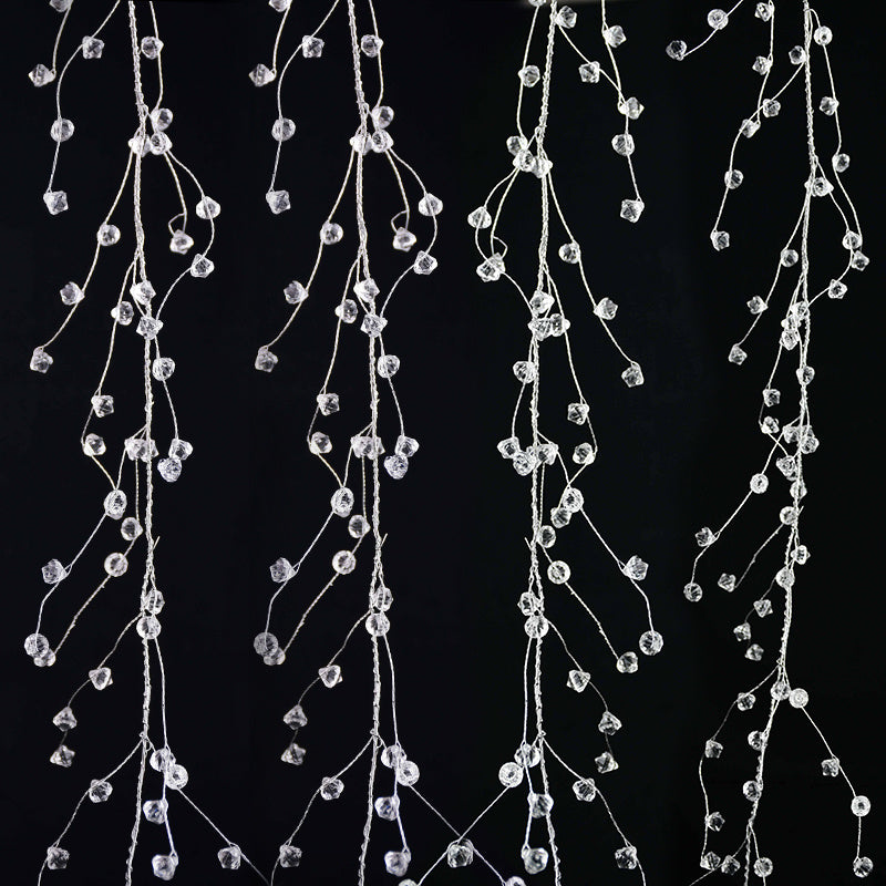 Acrylic Crystal Beads Garland Light String Accessories 100 120 150cm