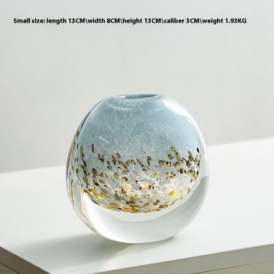 Modern Colored Glaze Vase High-end Hydroponic Flower Art Flower Vase