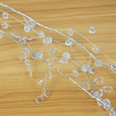 Acrylic Crystal Beads Garland Light String Accessories 100 120 150cm