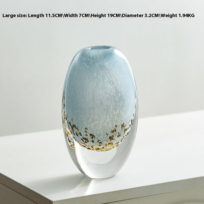 Modern Colored Glaze Vase High-end Hydroponic Flower Art Flower Vase