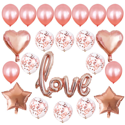 Valentine's Day Balloons Conjoined Love Wedding Decoration Balloons