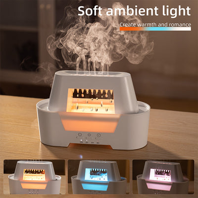 New Rain Drop Air Diffuser Humidifier 300ml Cool Mist Spray Ultrasonic Remote Control Rain Water Drop Aroma Diffuser