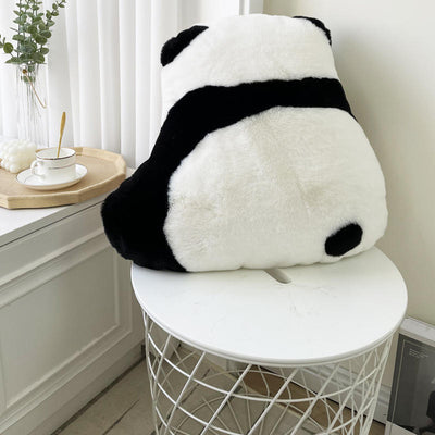 Cute Panda Back View Bedside Pillow Cushion
