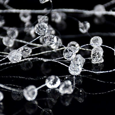 Acrylic Crystal Beads Garland Light String Accessories 100 120 150cm