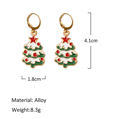 New Tree Earrings For Christmas