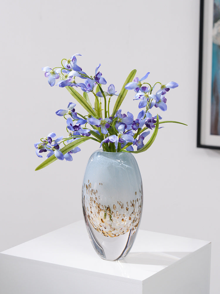 Modern Colored Glaze Vase High-end Hydroponic Flower Art Flower Vase
