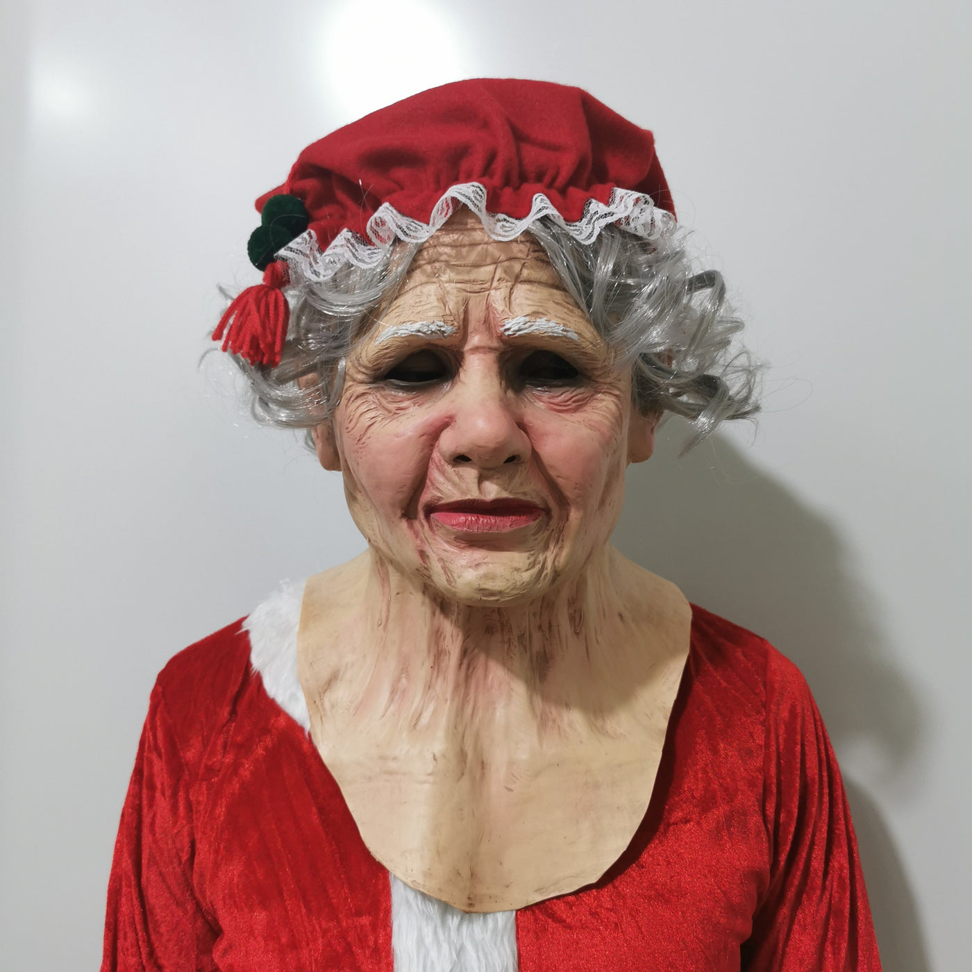 Santa Claus Wig Beard Mask Set