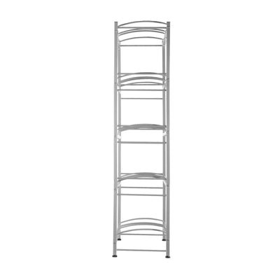 VEVOR 5-Tier Water Jug Holder Double Row Water Jug Rack 10 Bottles Silver Gray