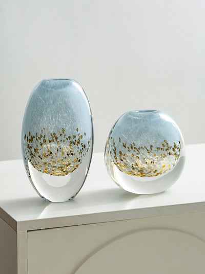 Modern Colored Glaze Vase High-end Hydroponic Flower Art Flower Vase