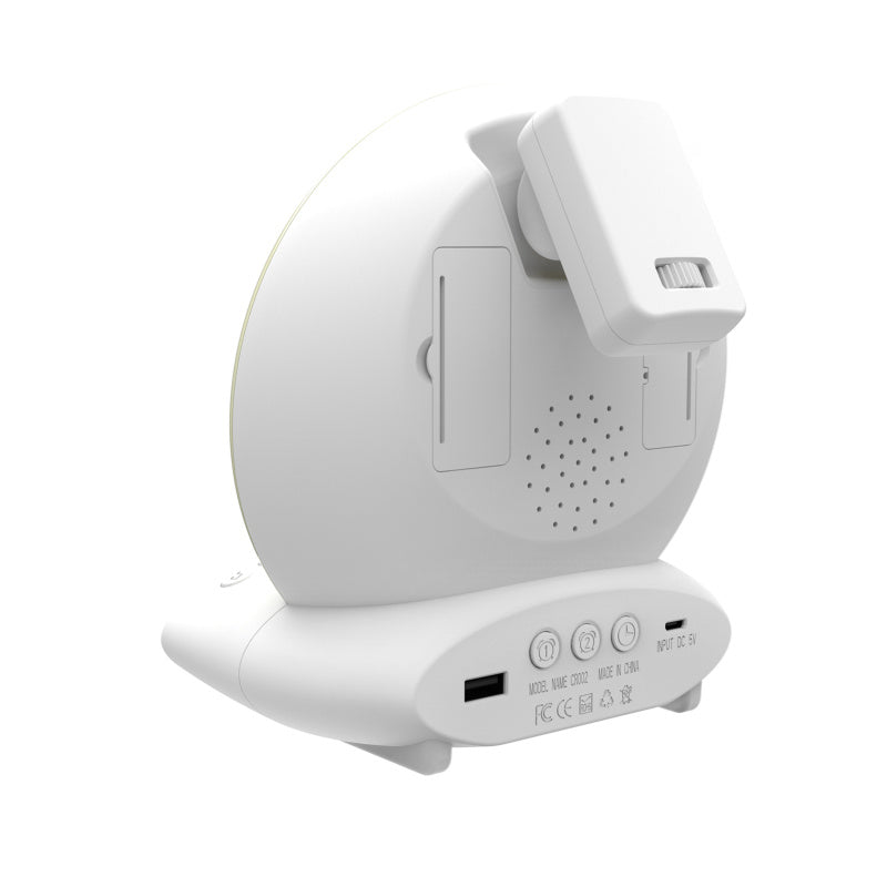 Wake-up Light Can Simulate Sunrise Sunset Time Projection Night Light Music Alarm Clock