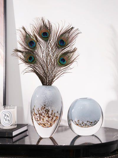 Modern Colored Glaze Vase High-end Hydroponic Flower Art Flower Vase