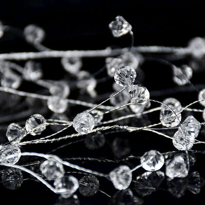 Acrylic Crystal Beads Garland Light String Accessories 100 120 150cm